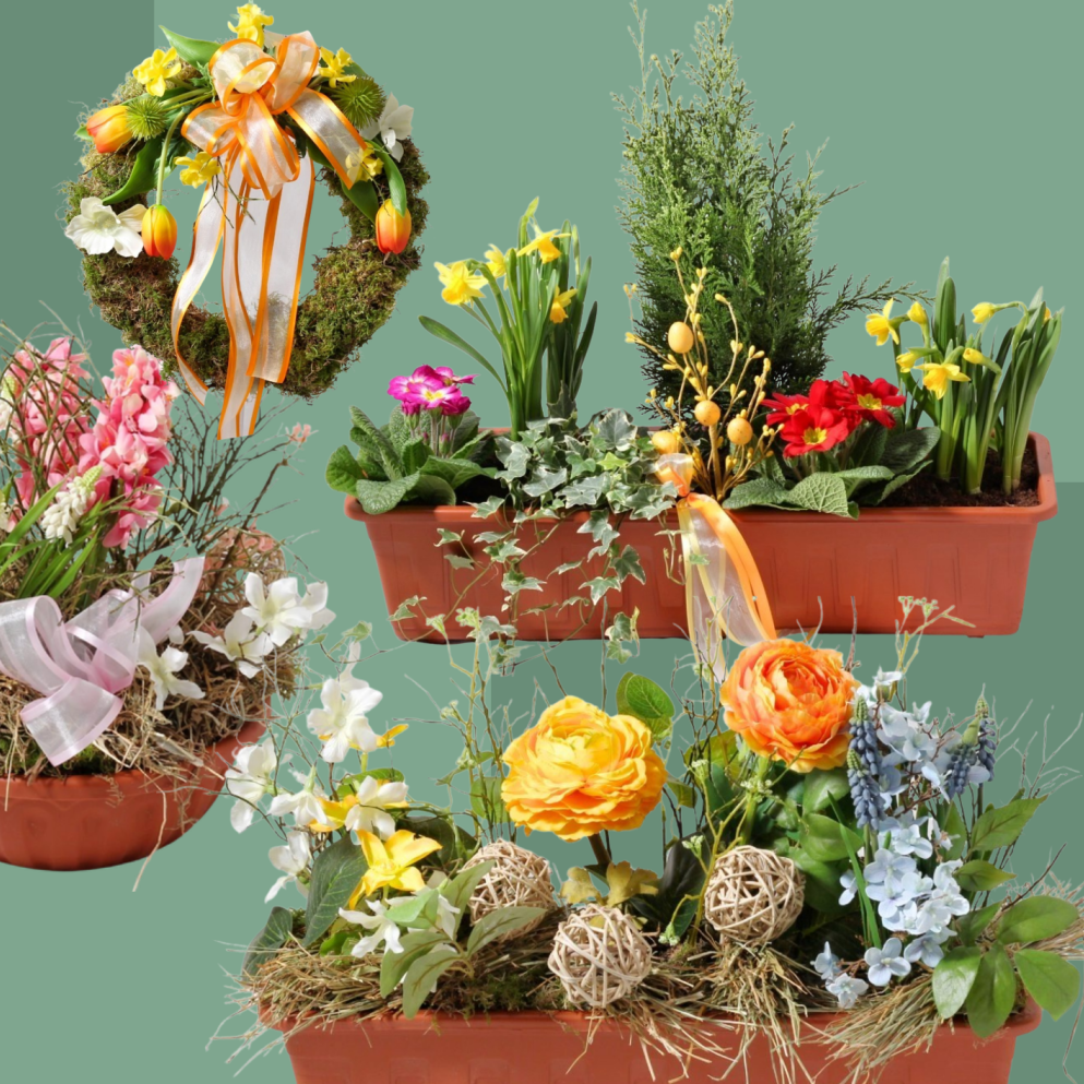 Jarní truhlíky s cibulovinami