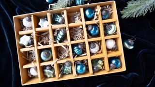 Sady skleněných ozdob