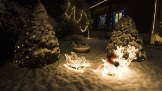 Venkovní svíticí dekorace