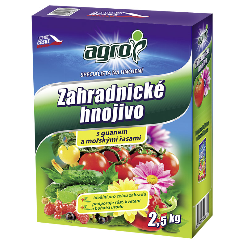 Hnojiva - Agro Hnojivo zahradnické organické 2,5kg