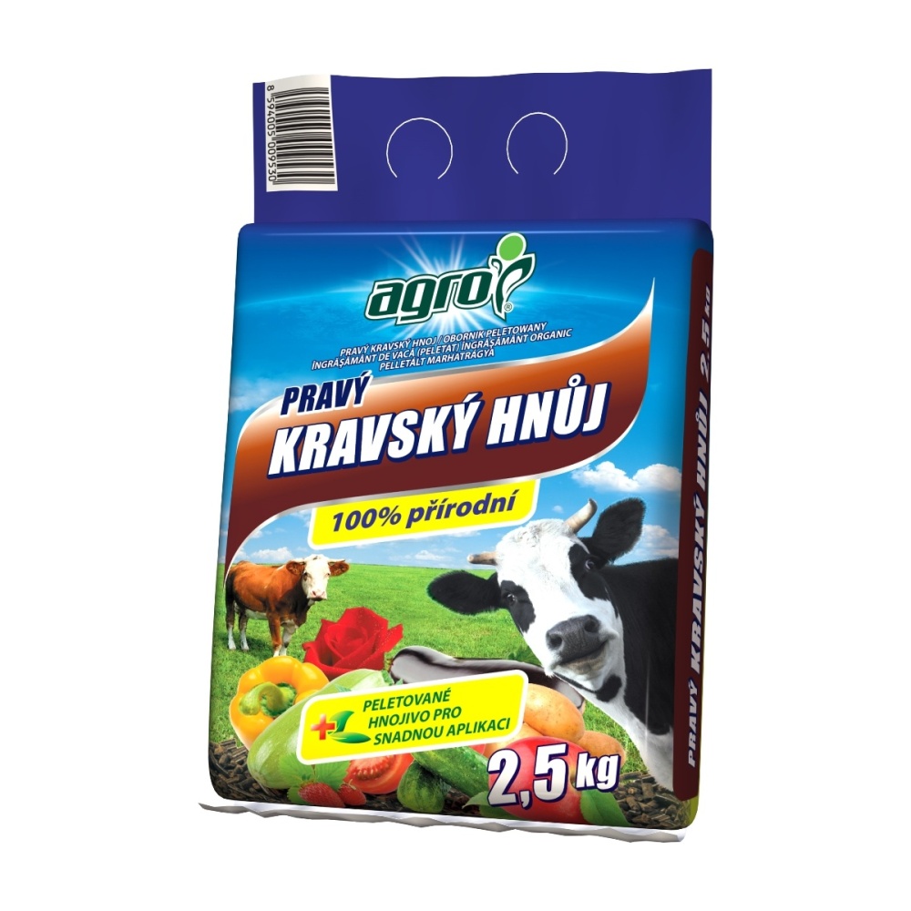 Hnojiva - Agro hnůj kravský 2,5kg