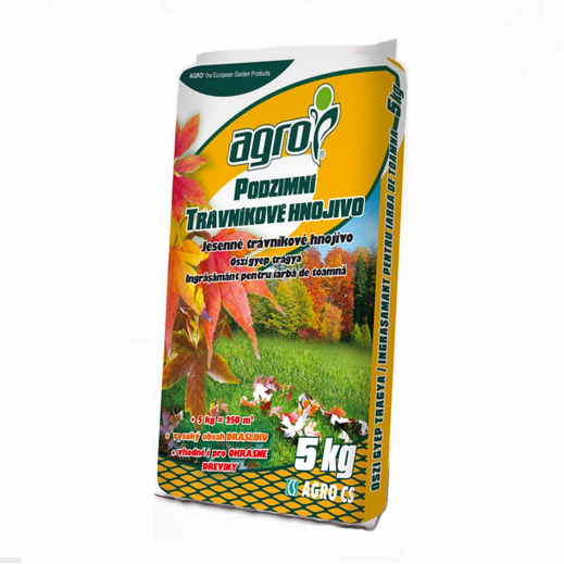 Hnojiva - Agro podzimní trávníkové hnojivo 5kg