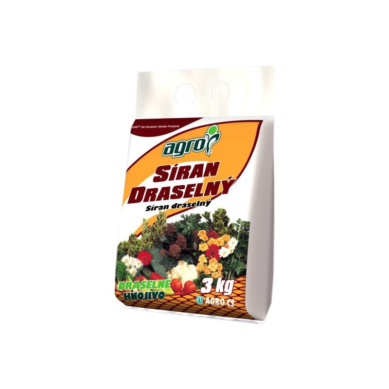 Hnojiva - Agro Síran draselný 3kg