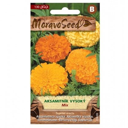 Osivo letniček - Aksamitník vysoký směs (MS)