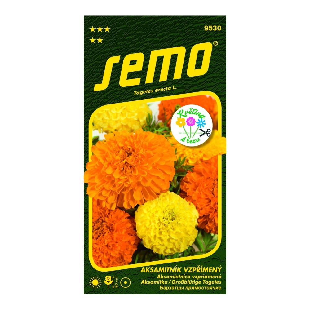 Osivo letniček - Aksamitník vzpřímený Imperiale směs