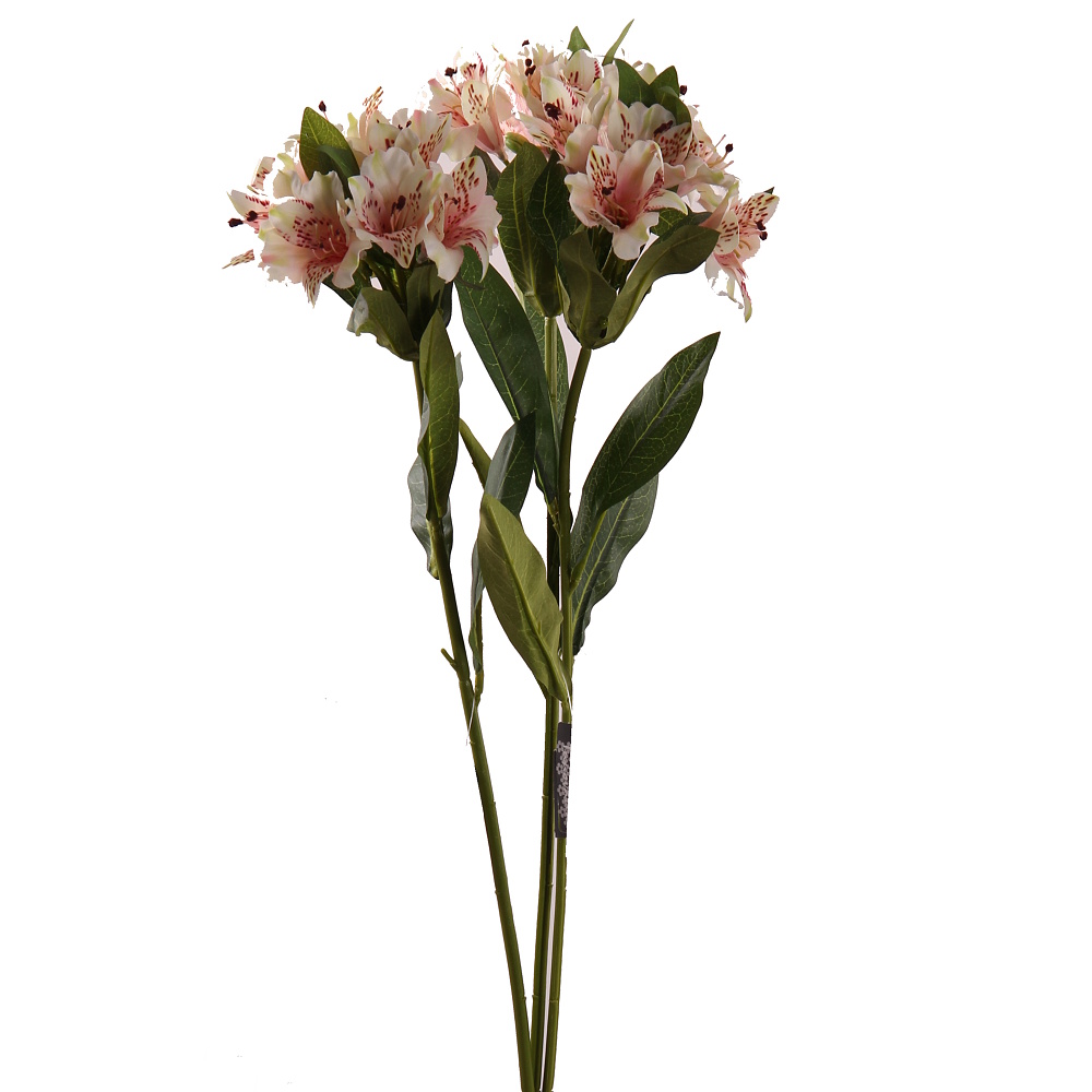 Celoroční umělé květiny - Alstromerie TAMESIS řezaná umělá krémová 82cm