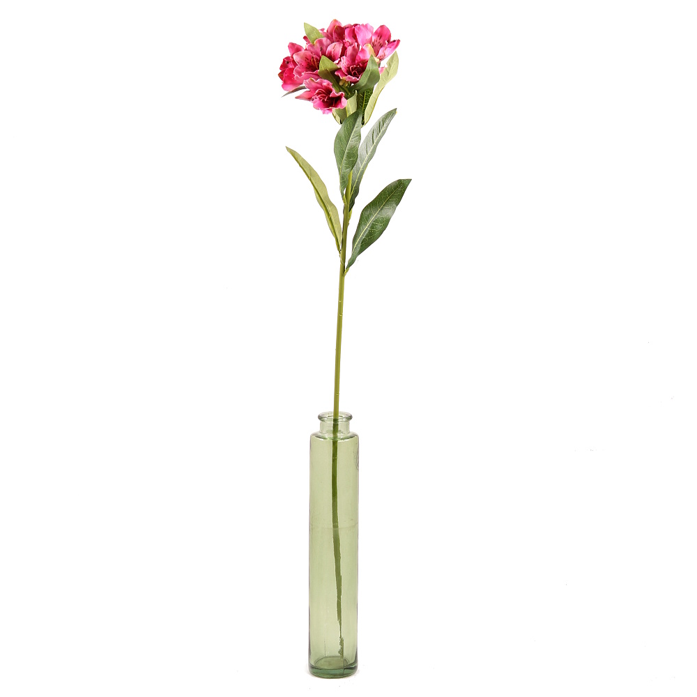 Celoroční umělé květiny - Alstromerie TAMESIS řezaná umělá vínová 82cm