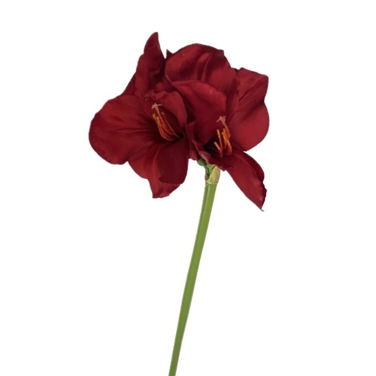 Amaryllis řezaný umělý červený 97cm