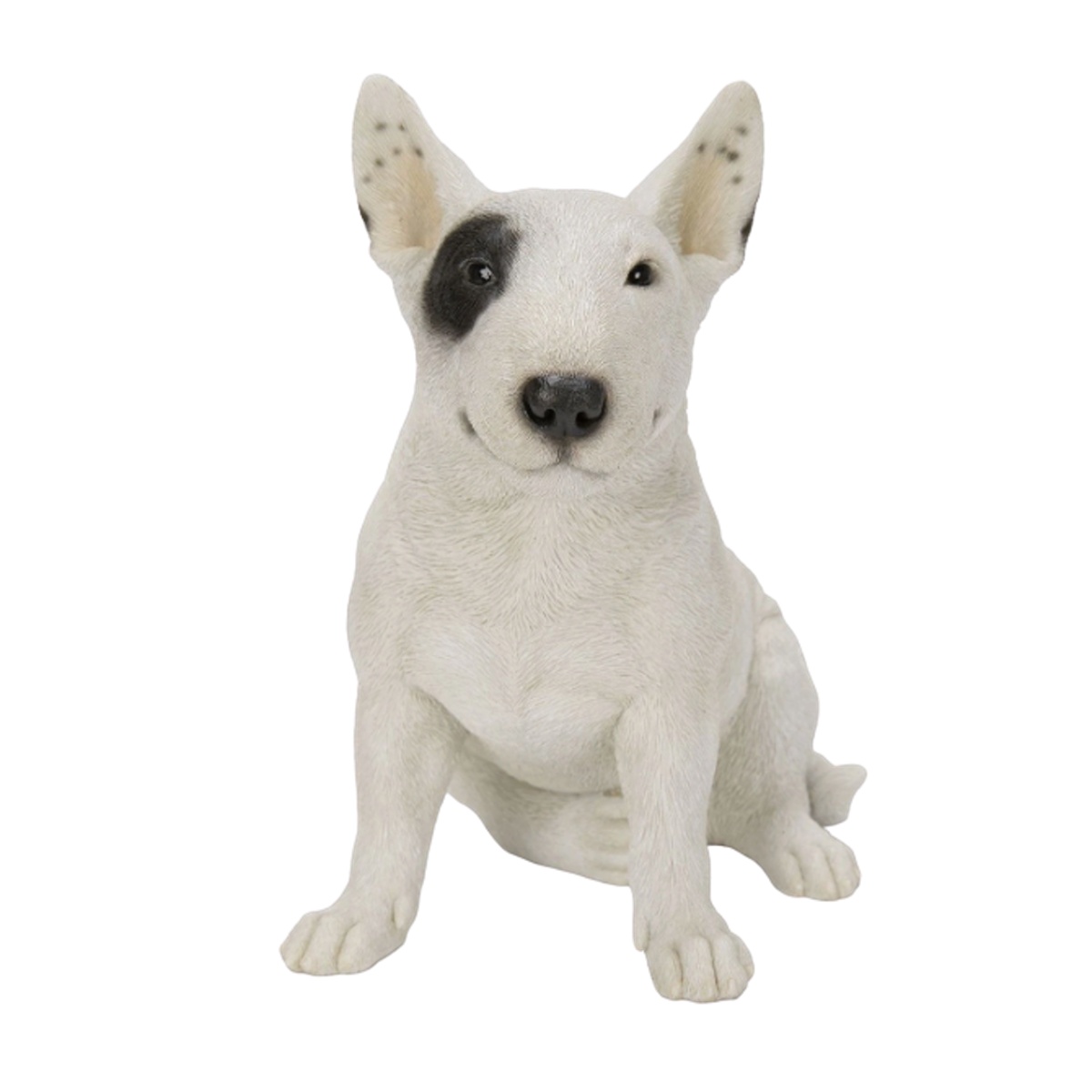 Venkovní zvířátka - Anglický bulteriér sedící polyresinový 20cm