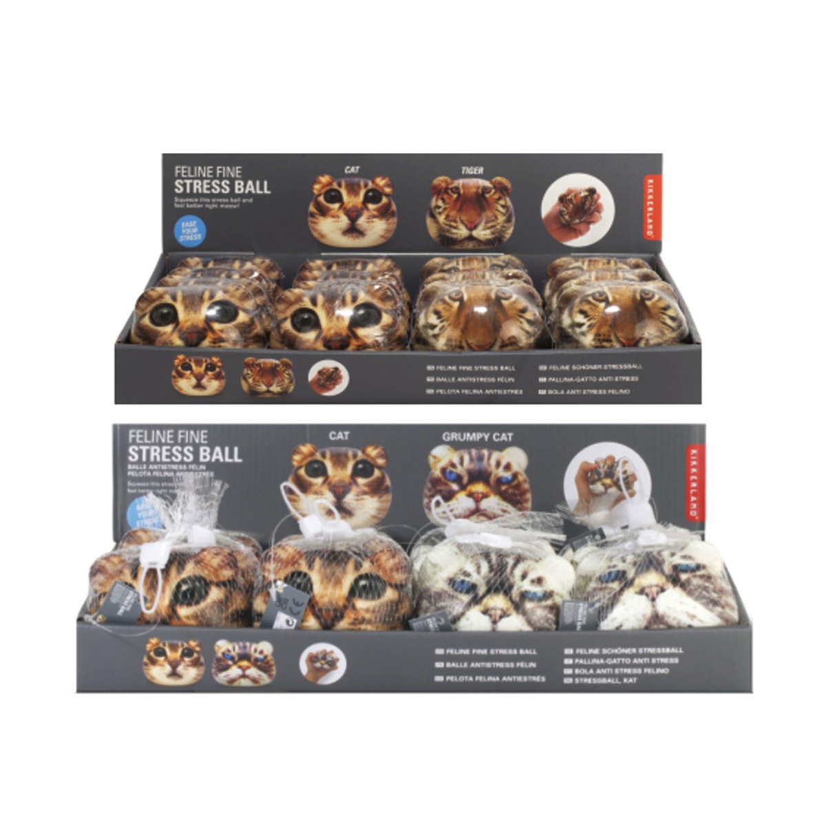 Dětské zboží - Antistresový míček MŇAU 8,5cm