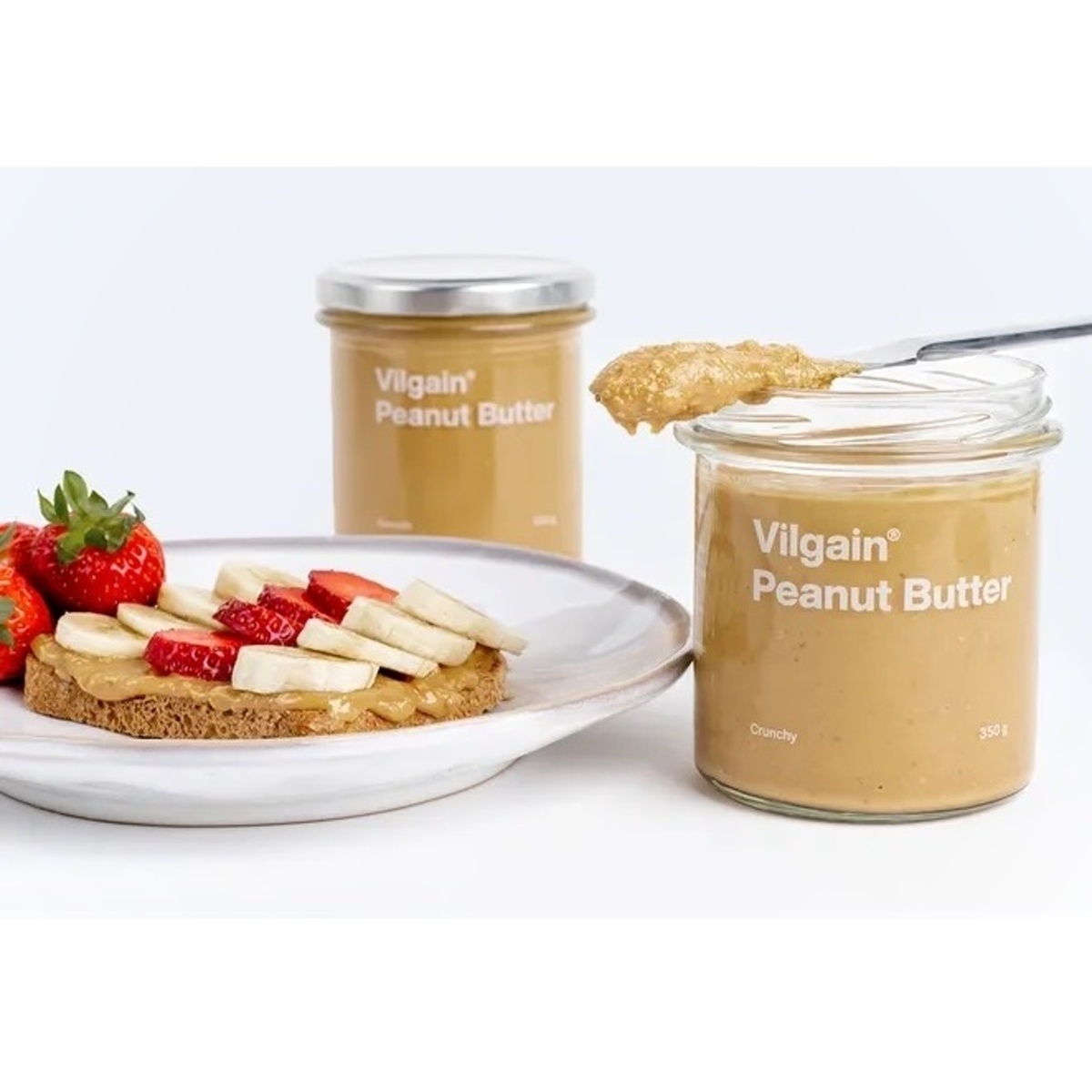 Arašídové máslo Vilgain z křupavých arašídů 350g-0