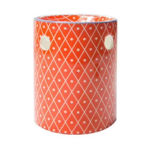 Aromalampy a vonné vosky - Aromalampa keramická Regular Diamonds & Dots 10cm