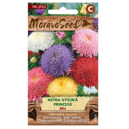 Osivo letniček - Astra čínská Princess vysoká směs (MS)