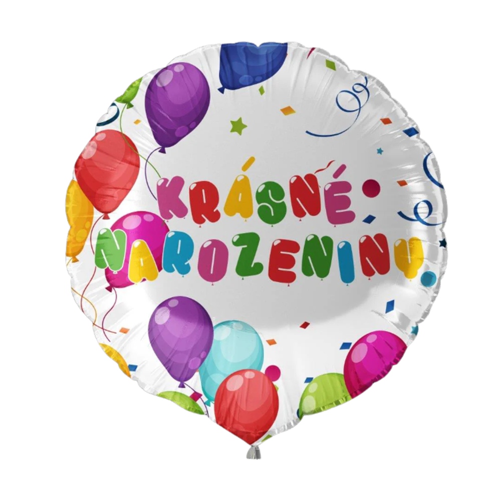 Dětské zboží - Balónek Krásné narozeniny 45cm