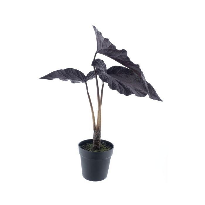 Umělé květiny v obalu - Begonie hrnková umělá lilková 81cm