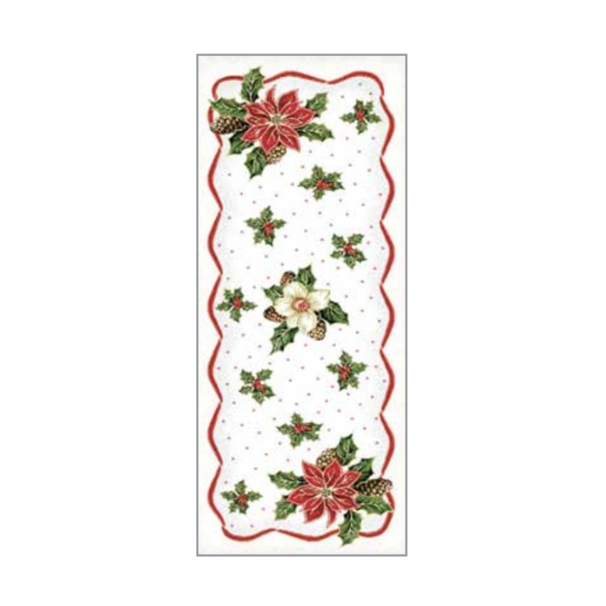 Běhoun DC STELLA DI NATALE s poinsetií 0,4x1m-0