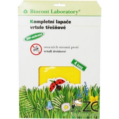 Zahradní chemie - Biocont žluté lepové desky na třešně 4ks