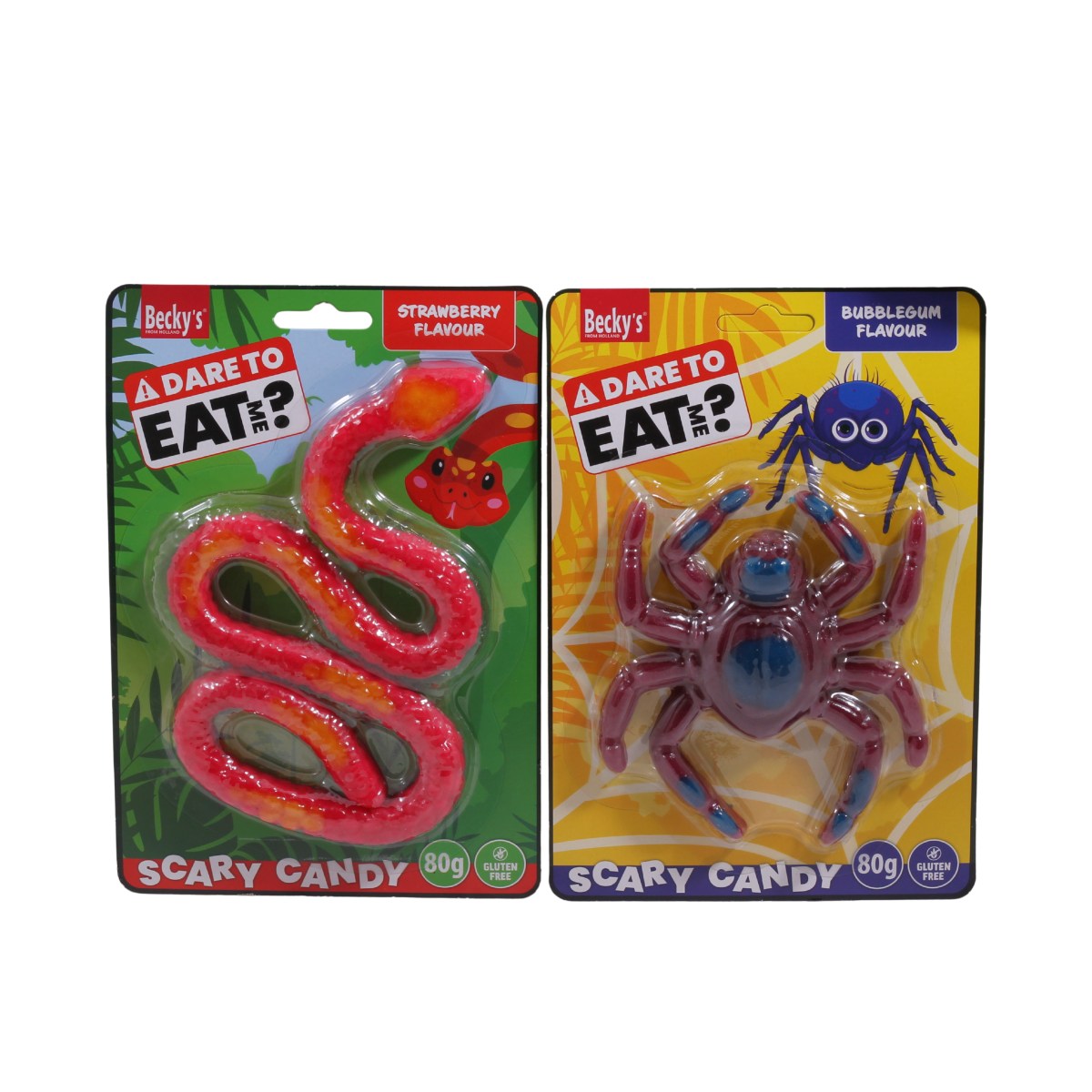 Sladké pochoutky - Bonbón gumový pavouk/had mix 80g