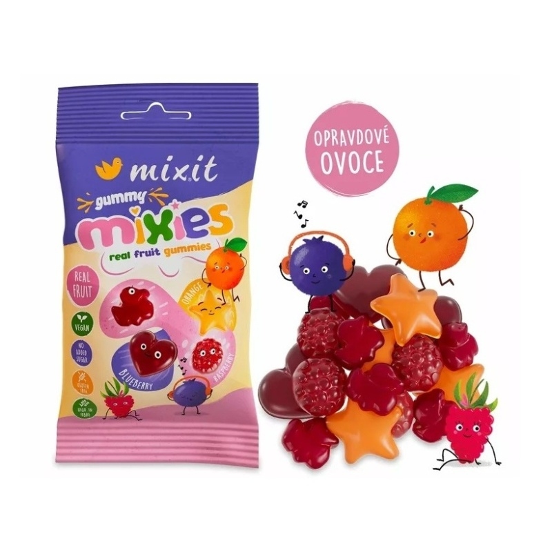 Mixit - Bonbony MIXIES ovocné želé 35g