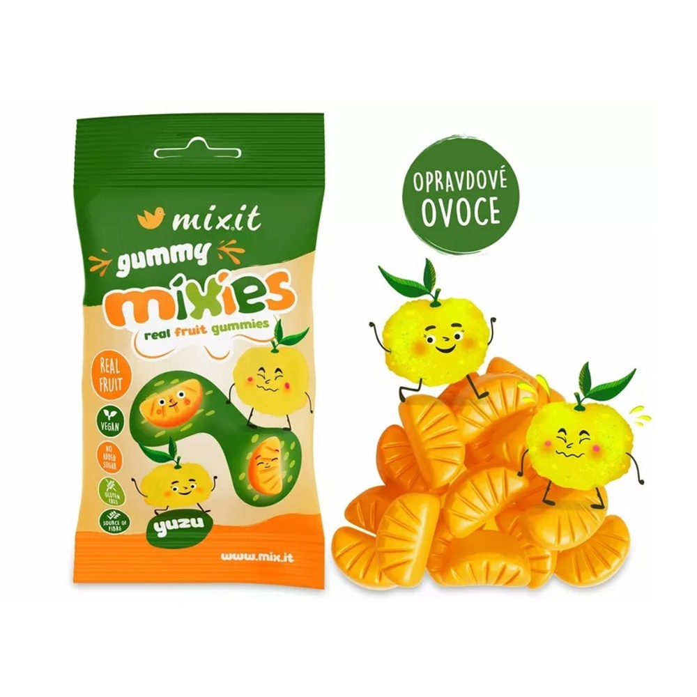 Mixit - Bonbony MIXIES ovocné želé yuzu 35g