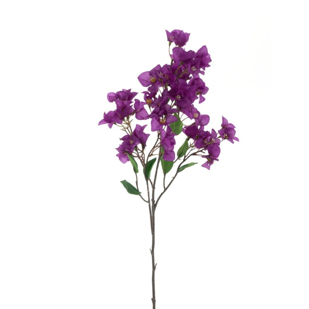 Celoroční umělé květiny - Bougainvillea větev umělá purpurová 106cm