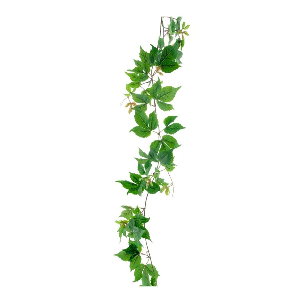 Celoroční umělé květiny - Břečťan BOSTON IVY girlanda umělá zelená 150cm