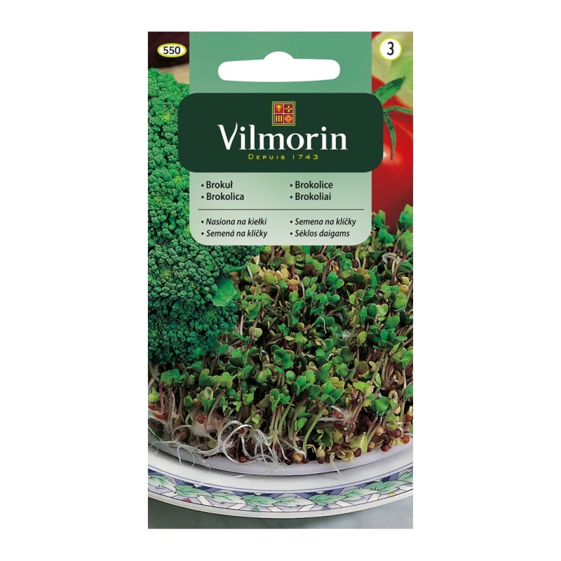 Klíčky - Brokolice semena na klíčky