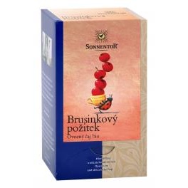 Nápoje - Brusinkový požitek - ovocný čaj BIO porcovaný 50,4g Sonnentor