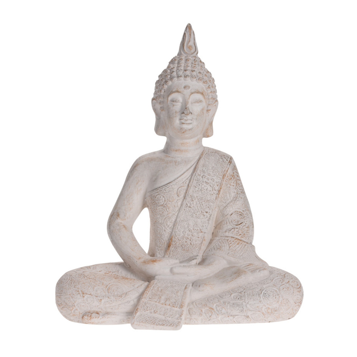 Dekorační figurky postav - Buddha sedící z magnesia 37cm