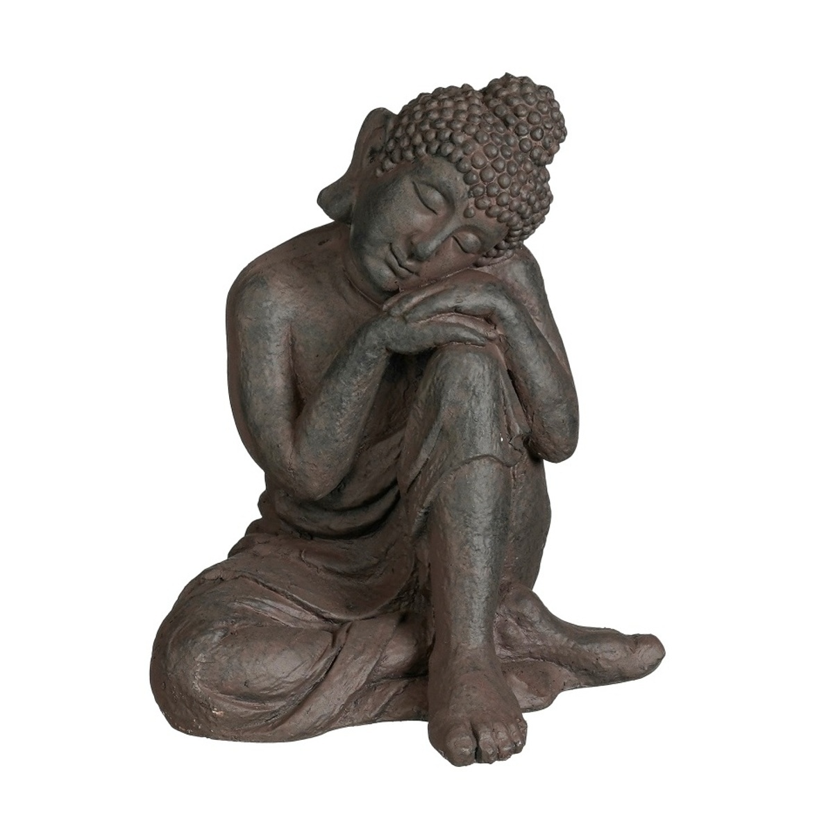 Dekorační figurky postav - Buddha sedící z magnesia 40cm