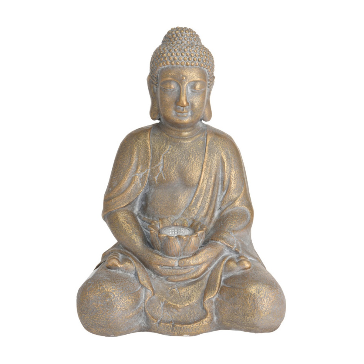 Dekorační figurky postav - Buddha sedící z magnesia 44cm