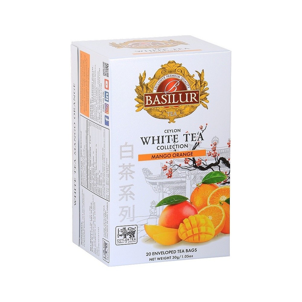 Nápoje - Čaj Balisur White Tea Mango Orange 20x1,5g