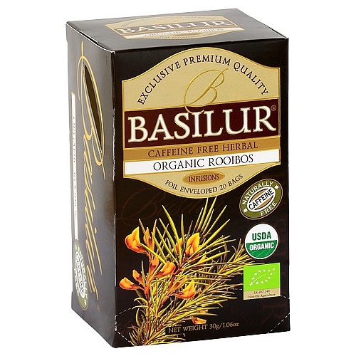Nápoje - Čaj Basilur BIO Organic Rooibos 20x1,5g