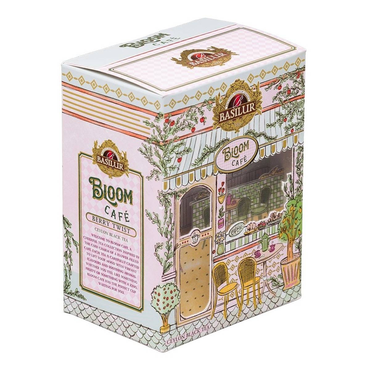Nápoje - Čaj BASILUR Bloom Café Zesty Berry 75g