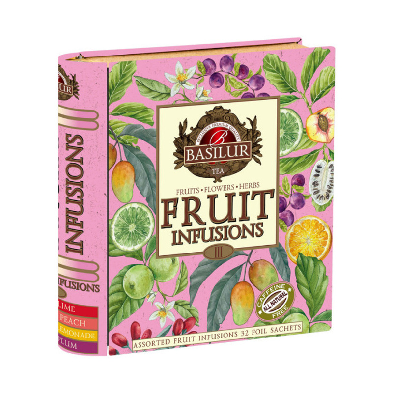 Nápoje - Čaj Basilur Book Fruit Infusions Assorted III. 32x2g