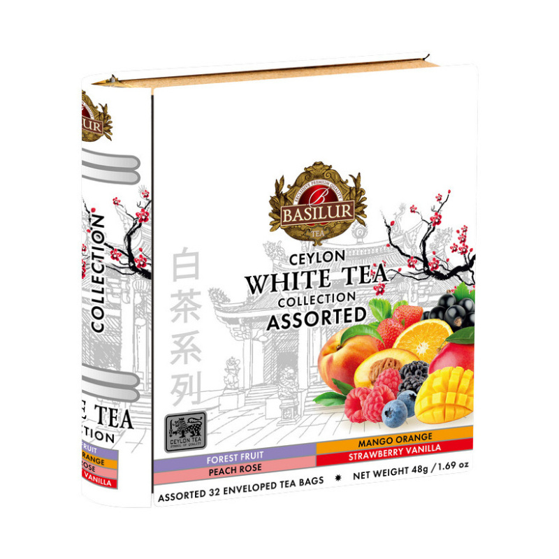 Nápoje - Čaj Basilur Book White Tea Assorted 32x1,5g