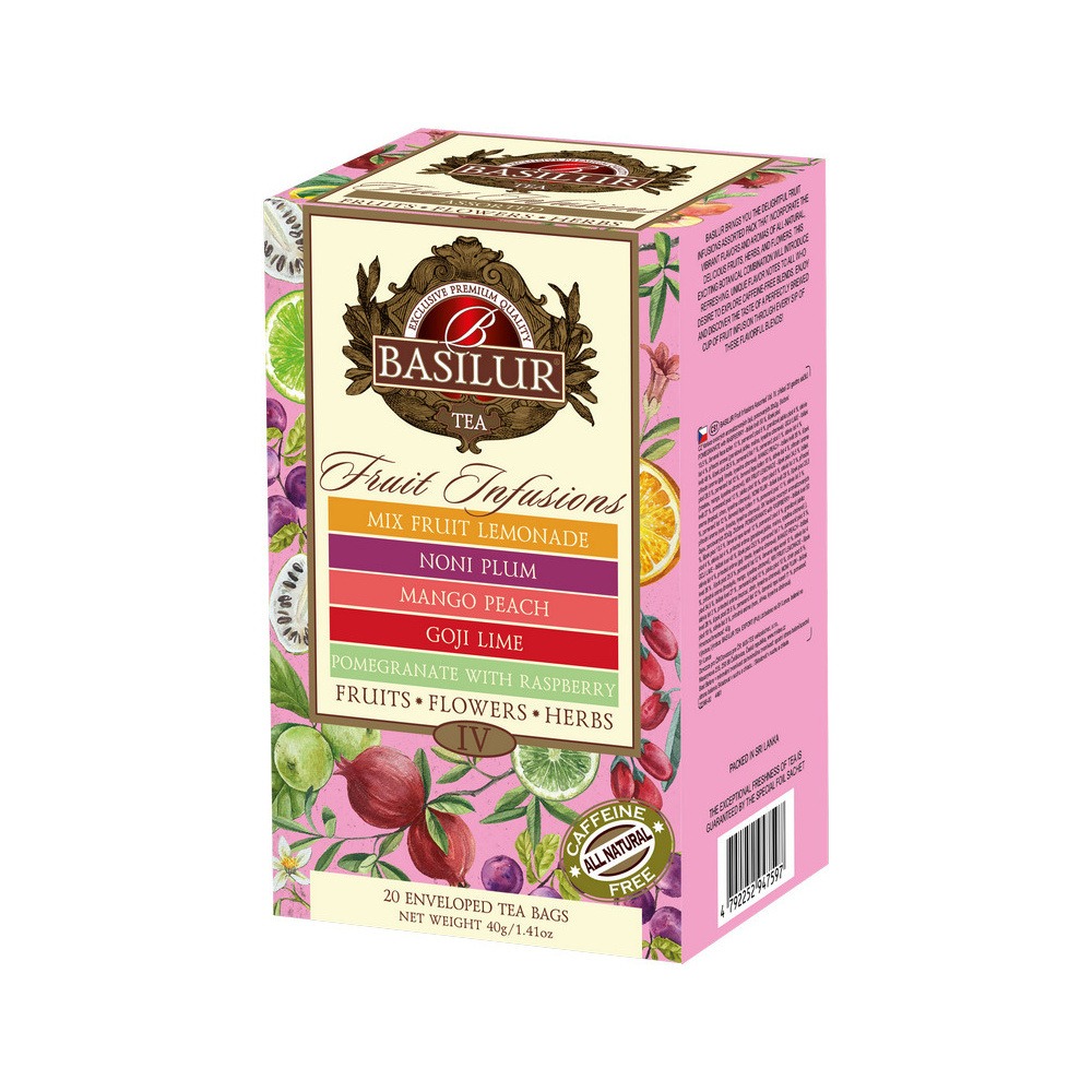 Nápoje - Čaj Basilur Fruit Infusions Assorted IV. 20x2g