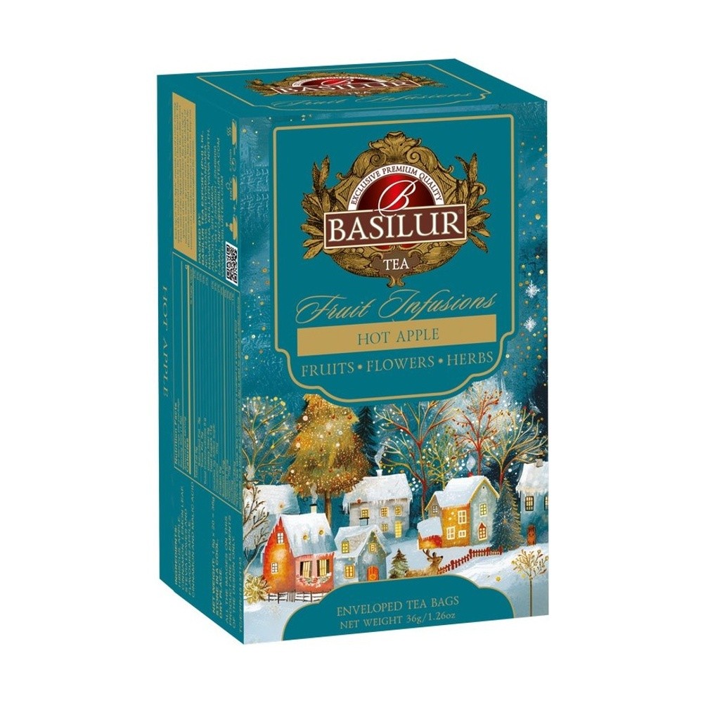 Nápoje - Čaj Basilur Fruit Infusions Hot Apple 20x1,8g