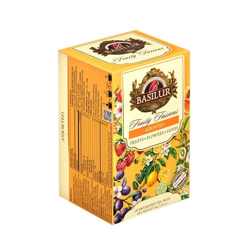 Nápoje - Čaj Basilur Fruity Fussions Assorted bez ibišku 20w1,8g
