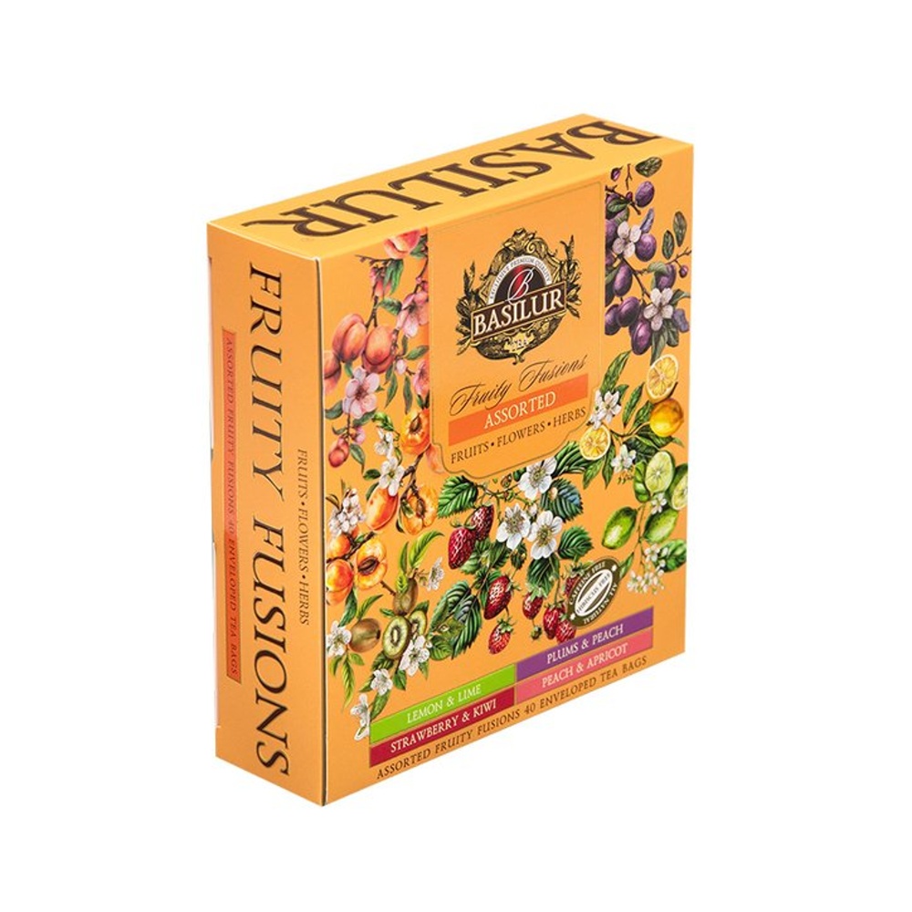 Nápoje - Čaj Basilur Fruity Fussions Assorted bez ibišku 40x1,8g