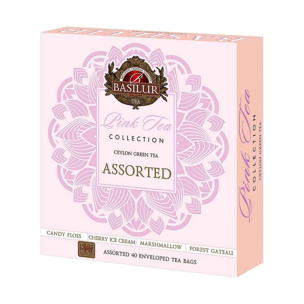 Nápoje - Čaj Basilur Gift Pink Tea Assorted 40x1,5g
