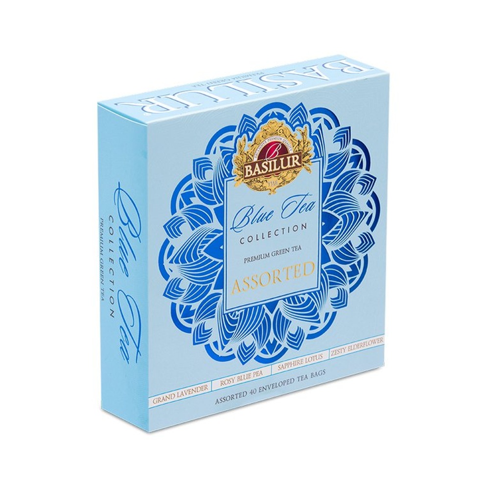 Nápoje - Čaj Basilur Green Blue Collection Assorted 40x1,5g