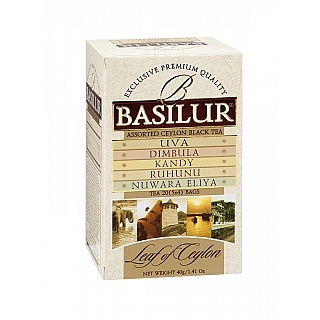 Nápoje - Čaj Basilur Leaf of Ceylon 20x2g