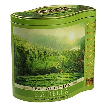 Nápoje - Čaj Basilur Leaf of Ceylon Radella dóza 100g