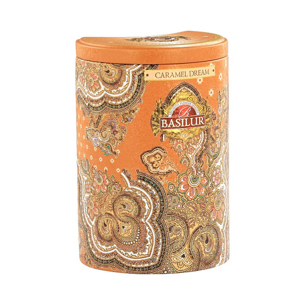 Nápoje - Čaj Basilur Orient Caramel Dream plech 100g