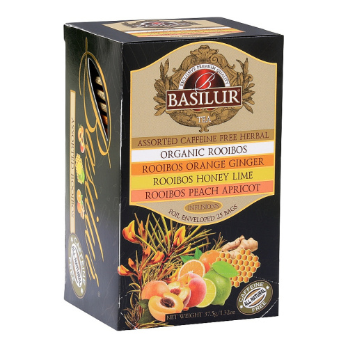 Nápoje - Čaj Basilur Rooibos Assorted 25x1,5g
