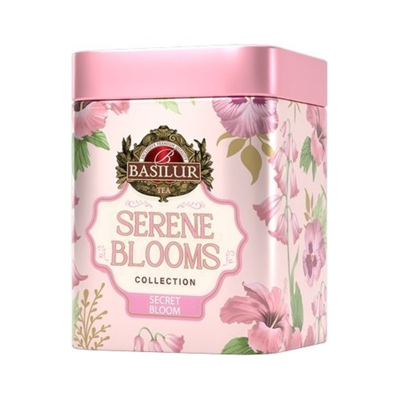 Nápoje - Čaj BASILUR Serene Blooms Secret Bloom v dóze 75g