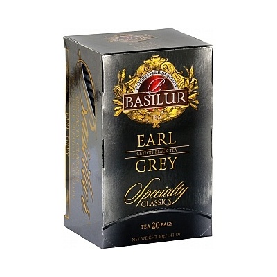 Nápoje - Čaj Basilur Specialty Earl Grey 20x2g
