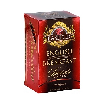Nápoje - Čaj Basilur Specialty English Breakfast 20x2g