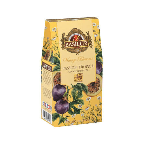 Nápoje - Čaj Basilur Vintage Blossoms Passion Tropica 75g